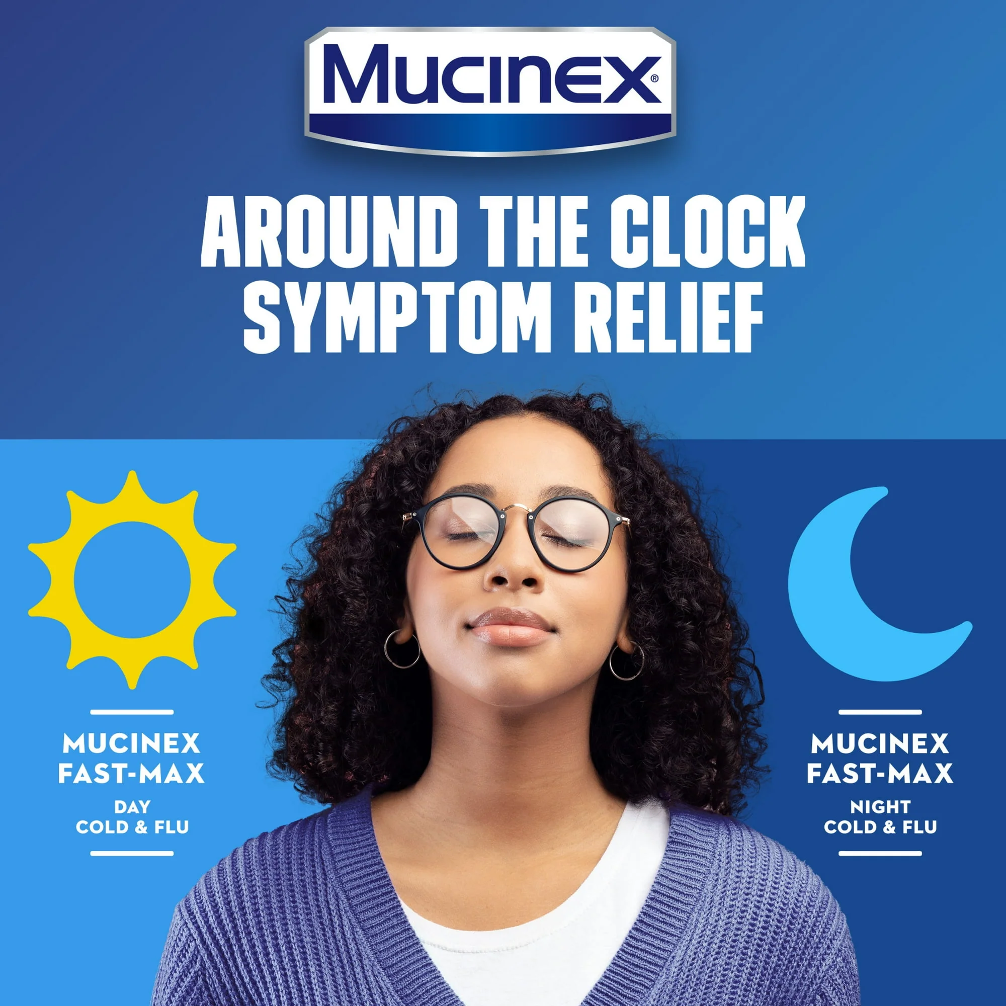 Mucinex Fast-Max Day Cold & Flu & Night 24 Liquidgels - Image 2