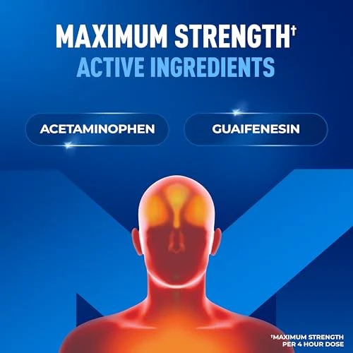 Mucinex Rapid + Clears Maximum Strength Cold Medicine & Expectorant, 16  Liquid Gels - Image 3