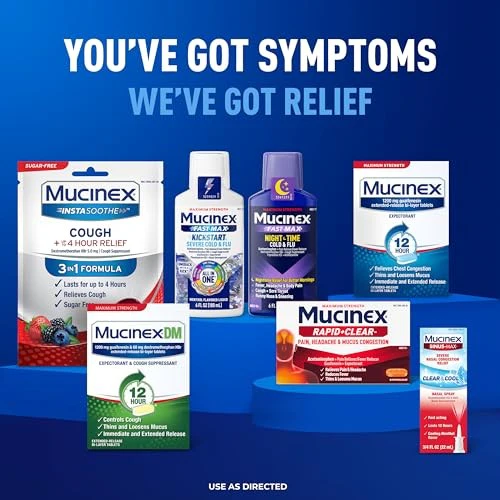 Mucinex Rapid + Clears Maximum Strength Cold Medicine & Expectorant, 16  Liquid Gels - Image 7