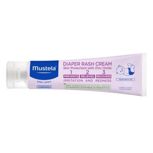 Mustela Diaper Rash Cream 123 with Zinc Oxide 3.8 Oz - Image 2