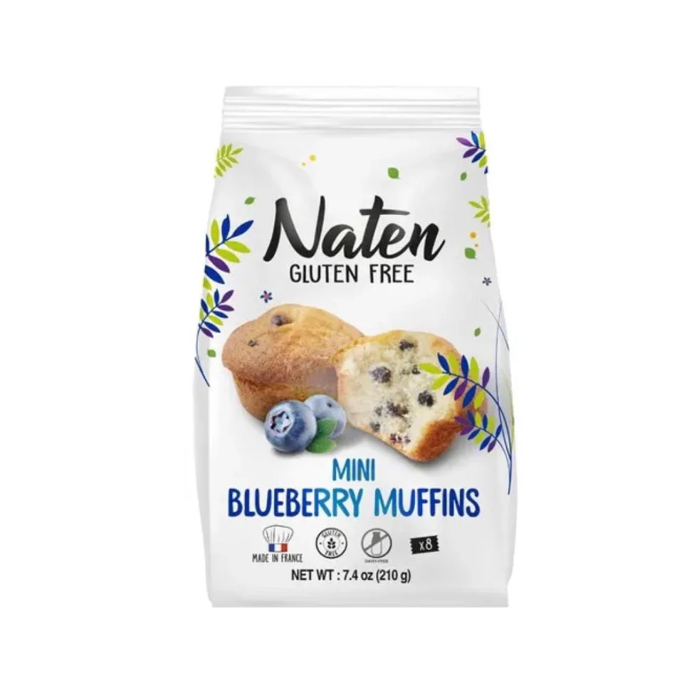 Nate Gluten Free Mini Blueberry Muffins 210 g