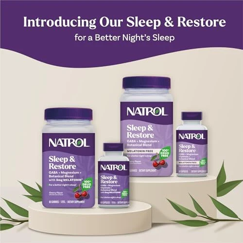 Natrol Sleep & Restore Gummies 60 CT Pack of 1 - Image 8