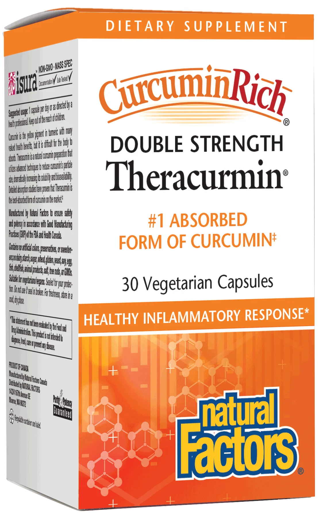 Natural Factors CurcuminRich Double Strength Theracurmin