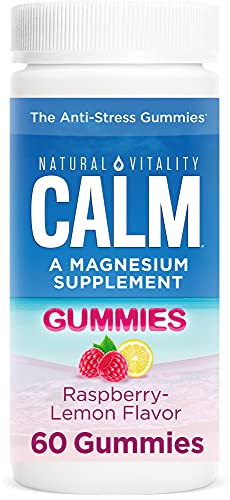 Natural Vitality Vegan Natural Calm Gummies for Stress - Raspberry Lemon - 60ct - Image 8