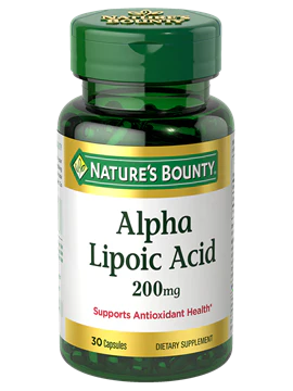 Nature's Bounty Alpha Lipoic Acid 200 mg Capsules