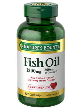Nature's Bounty Fish Oil 1200 mg Softgels