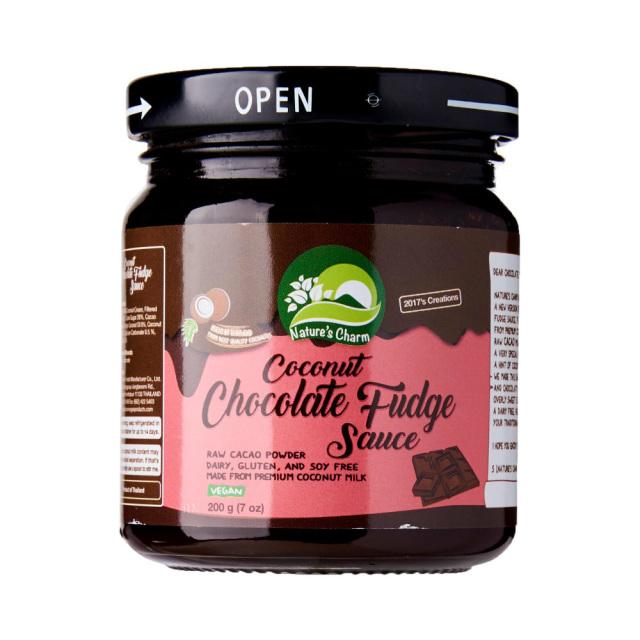 Nature's Charm Coconut Chocolate Fudge Sauce