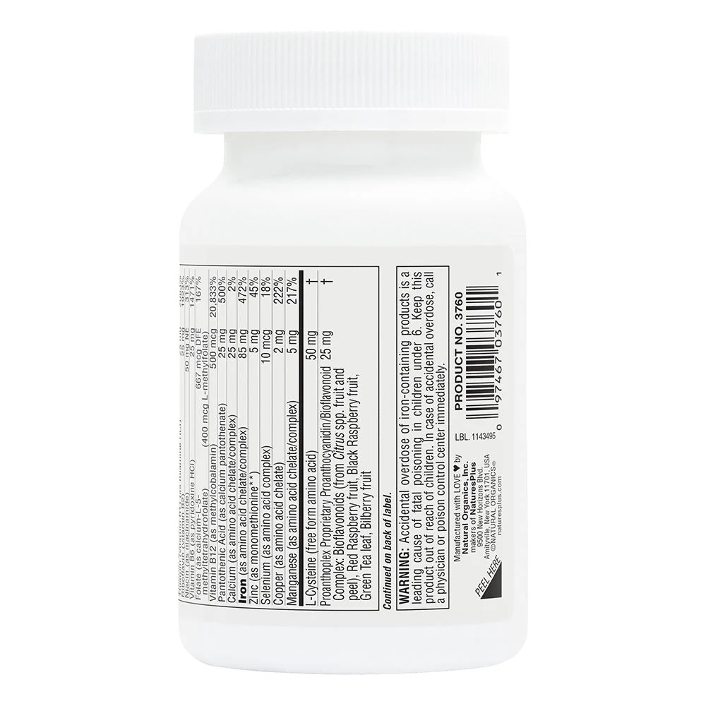 Nature's Plus Hema-Plex Slow Release Tablets 30ct - Image 3