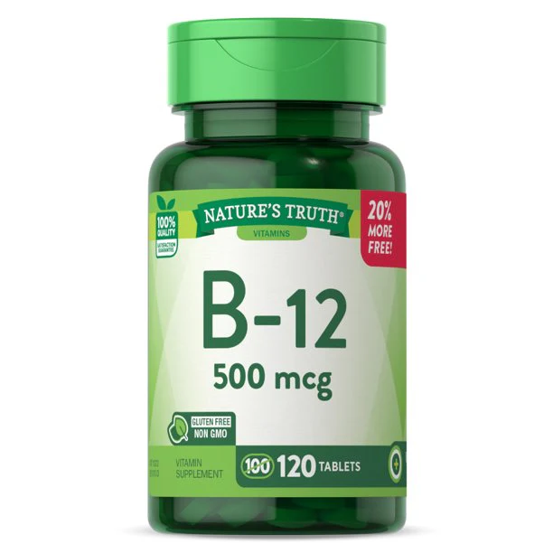 Nature's Truth B-12 500 mcg 120 Tablets