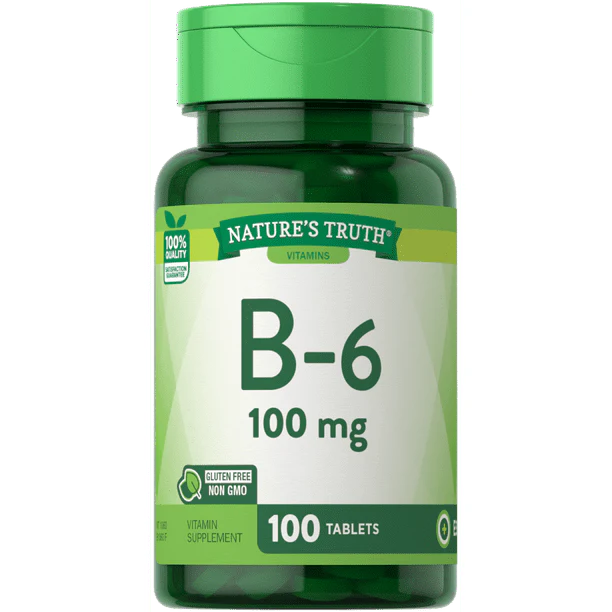 Nature's Truth Vitamin B-6 100mg 100 Tablets