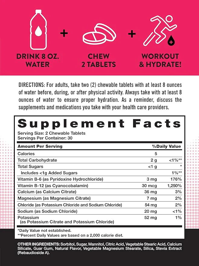 Nature's Truth Electrolyte Hydration Chewables 60ct - Image 2