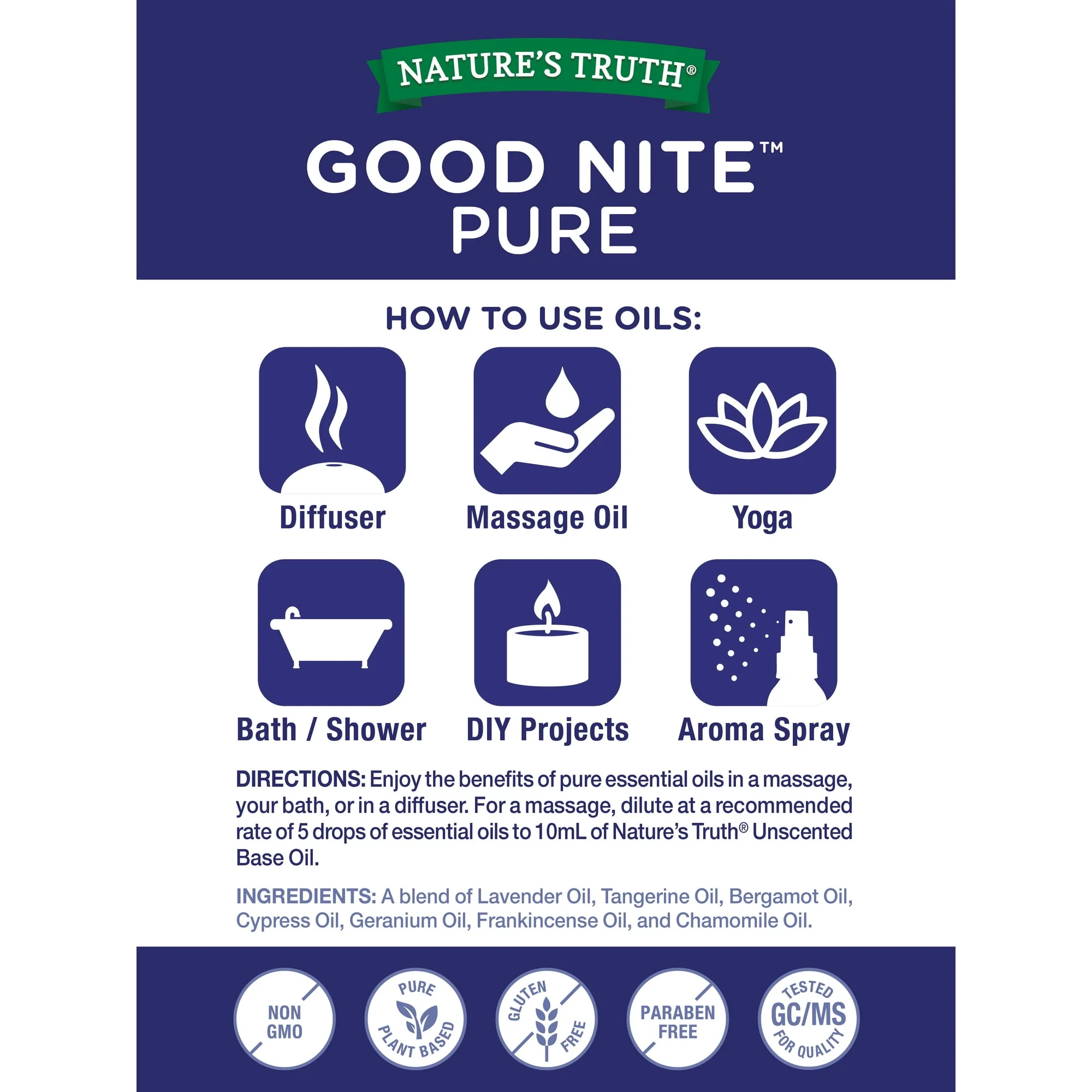 Nature's Truth Good Nite Essential Oil 15ml - Image 3