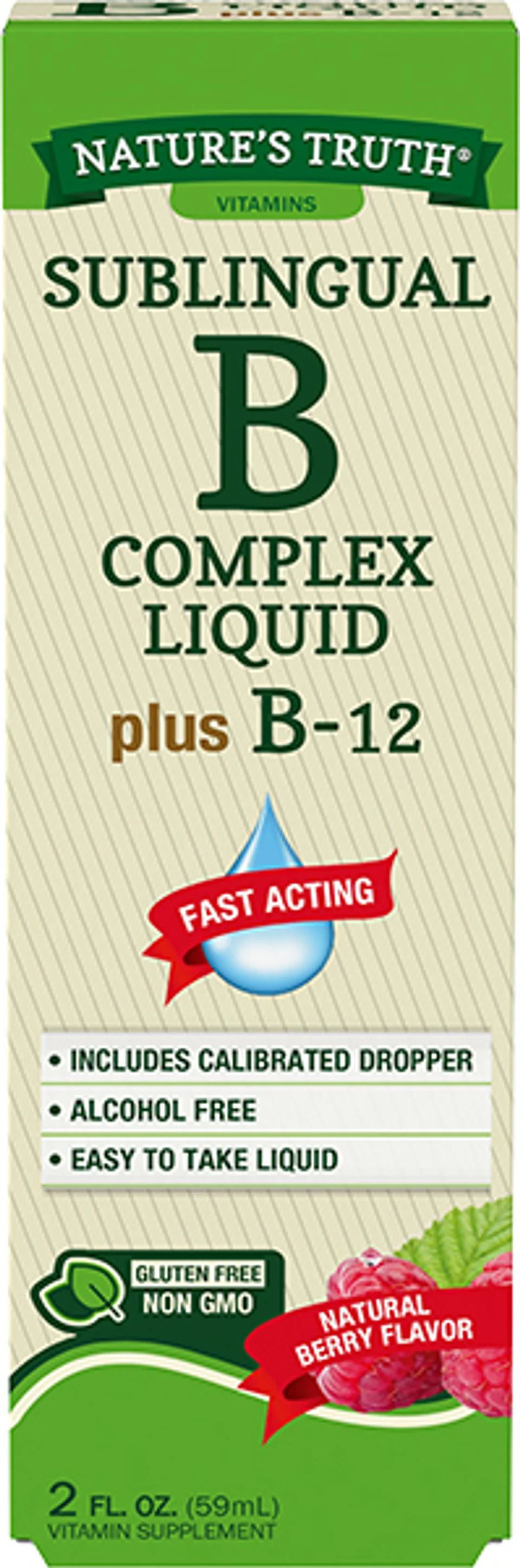 Nature'S T.Liquid B-Complex B12 2Oz - Image 2