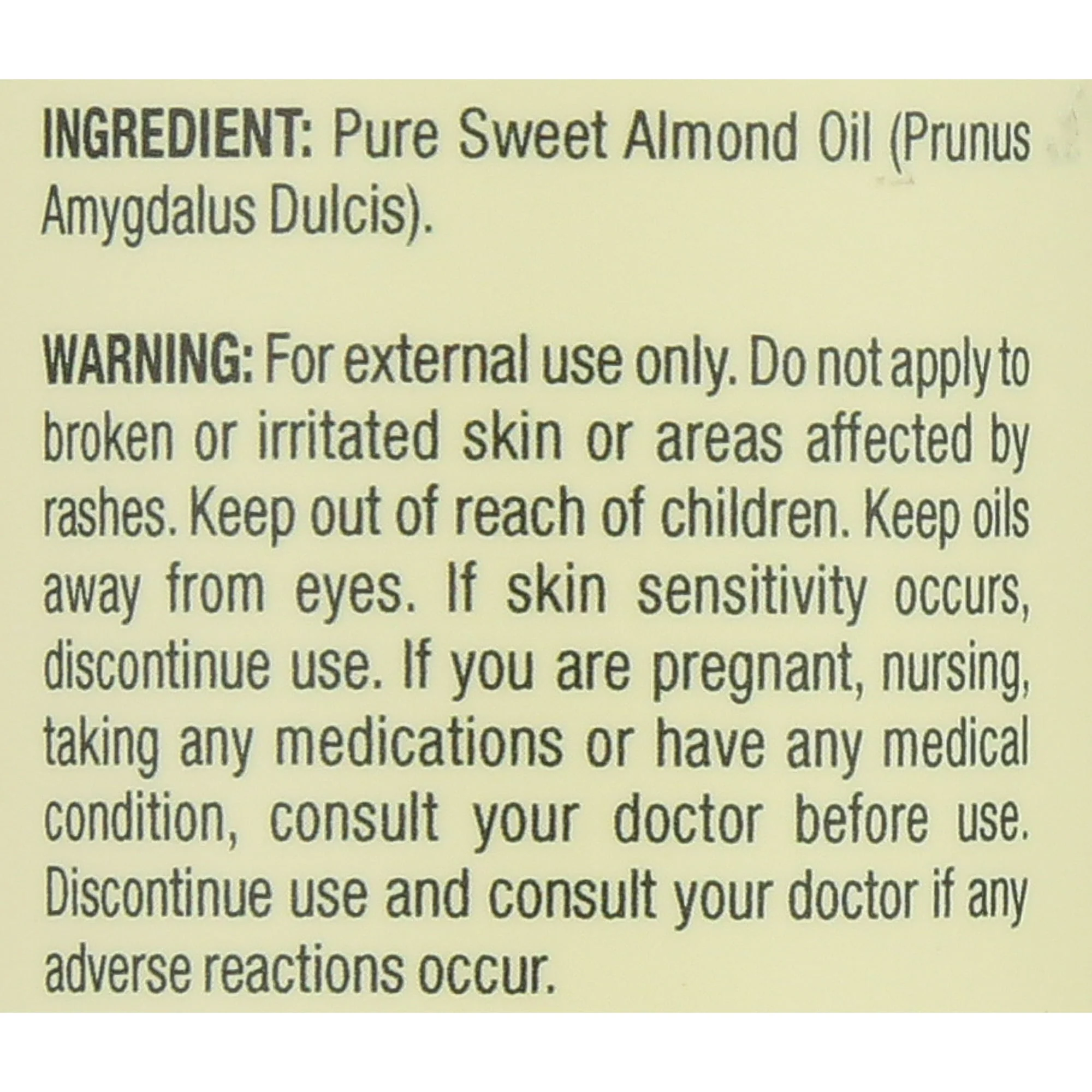 Nature's Truth Sweet Almond Pure Oil 4oz - Image 2
