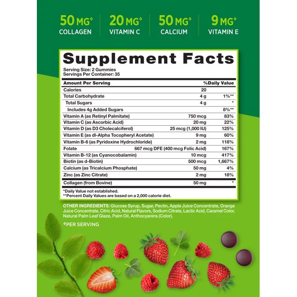 Nature's Truth Women's Multi-Vitamin Collagen 70 Gummies - Image 2