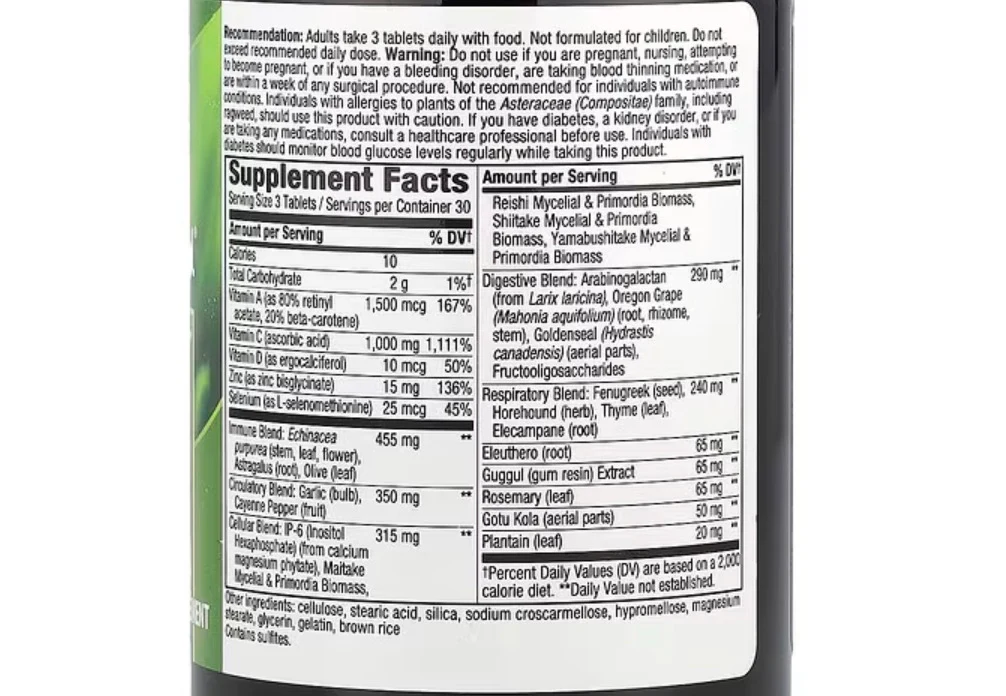 Nature's Way SystemWell® Ultimate Immune, 90 Tablets - Image 2