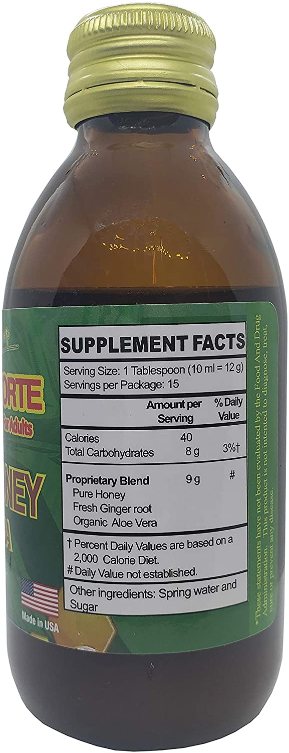 Naturgin Syrup for Adults with Ginger and Honey 5 oz (150ml) - Image 3