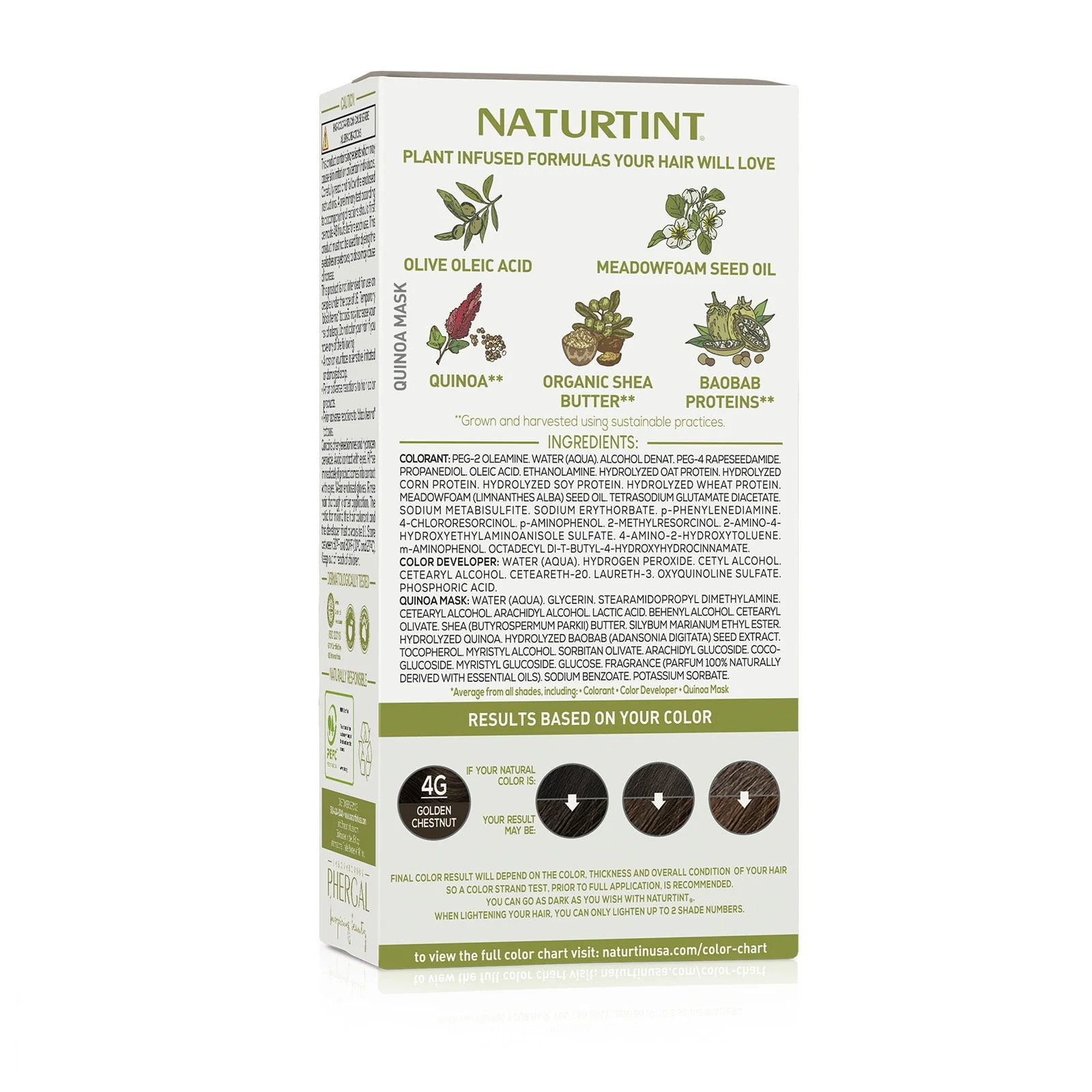 Naturtint Permanent Hair Color Golden Chesnut 4G 5.4oz - Image 2