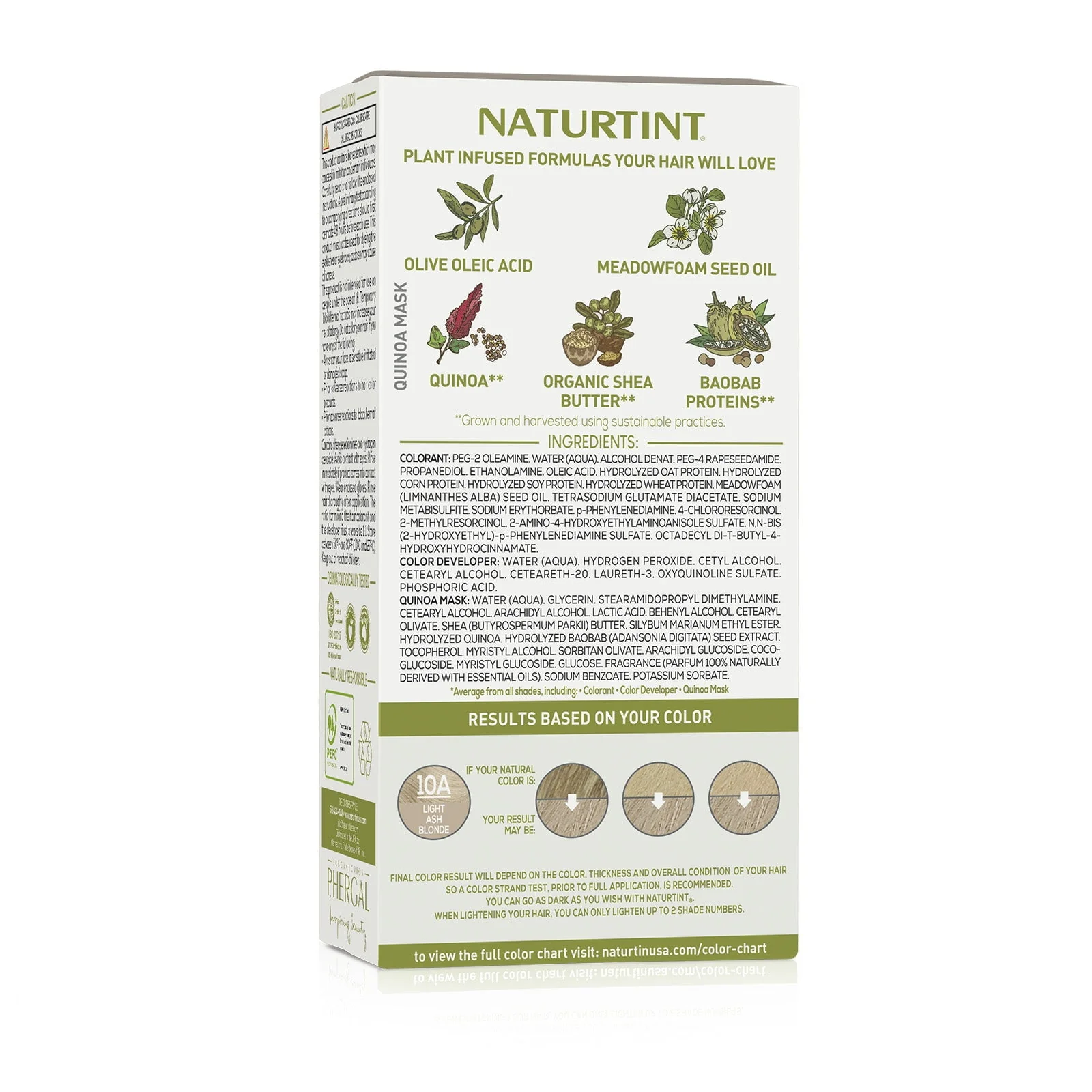 Naturtint Permanent Hair Color Light Dawn Blonde 10A 5.4oz - Image 2