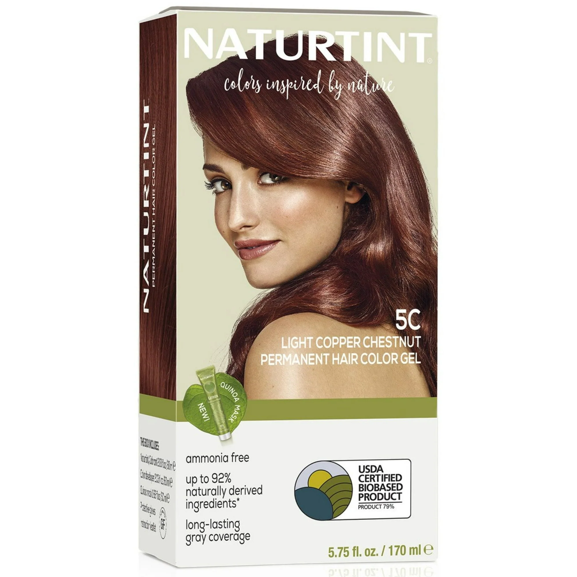 Naturtint Permanent Hair Color Light Coper Chesnut 5C 5.98oz