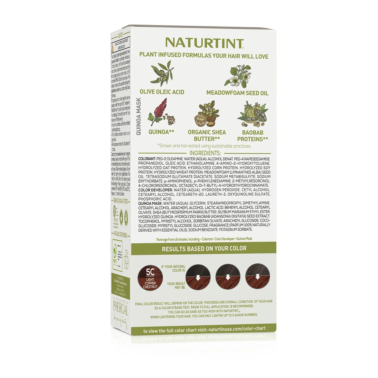 Naturtint Permanent Hair Color Light Coper Chesnut 5C 5.98oz - Image 2