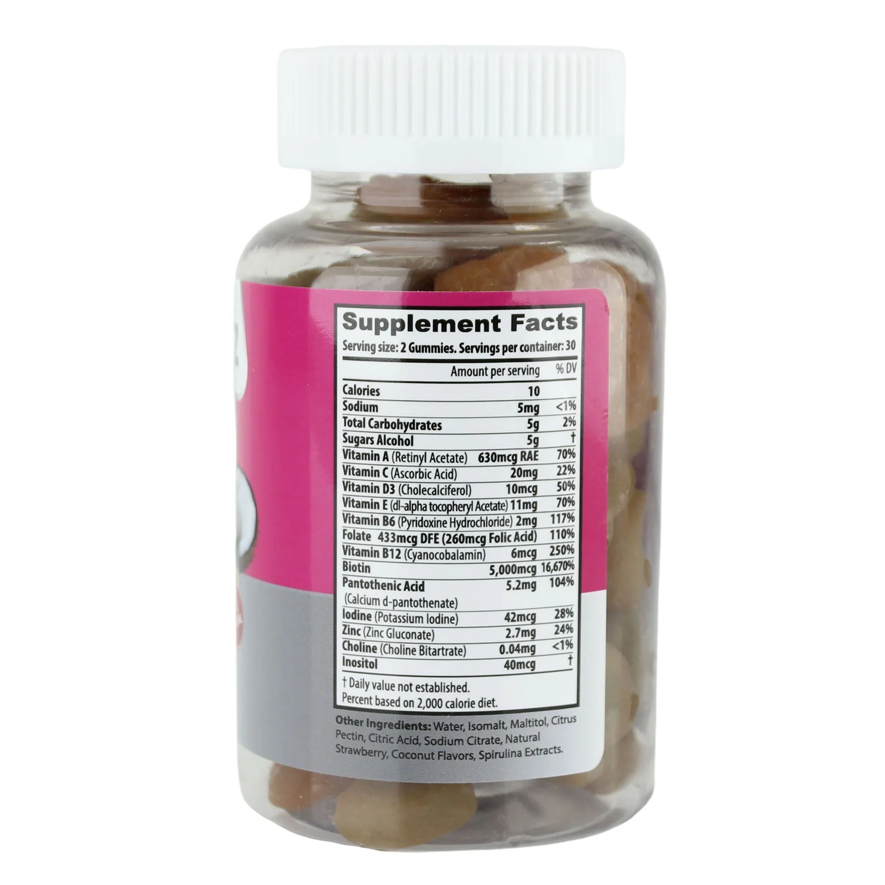Natuvitz Hair, Skin & Nails with Biotin Gummies - Image 2