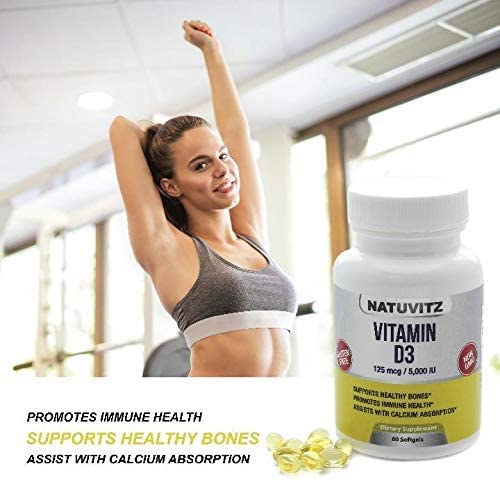 Natuvitz Vitamin D3 5000Iu Softgels - Image 3