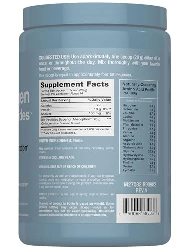 NeoCell Collagen Bio-Peptides Powder 10oz Super Hair, Skin, and Nails - Image 2
