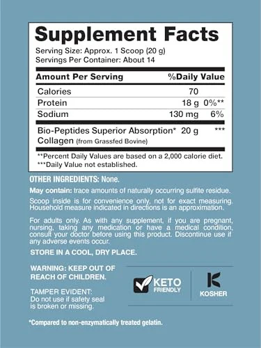 NeoCell Collagen Bio-Peptides Powder 10oz Super Hair, Skin, and Nails - Image 4