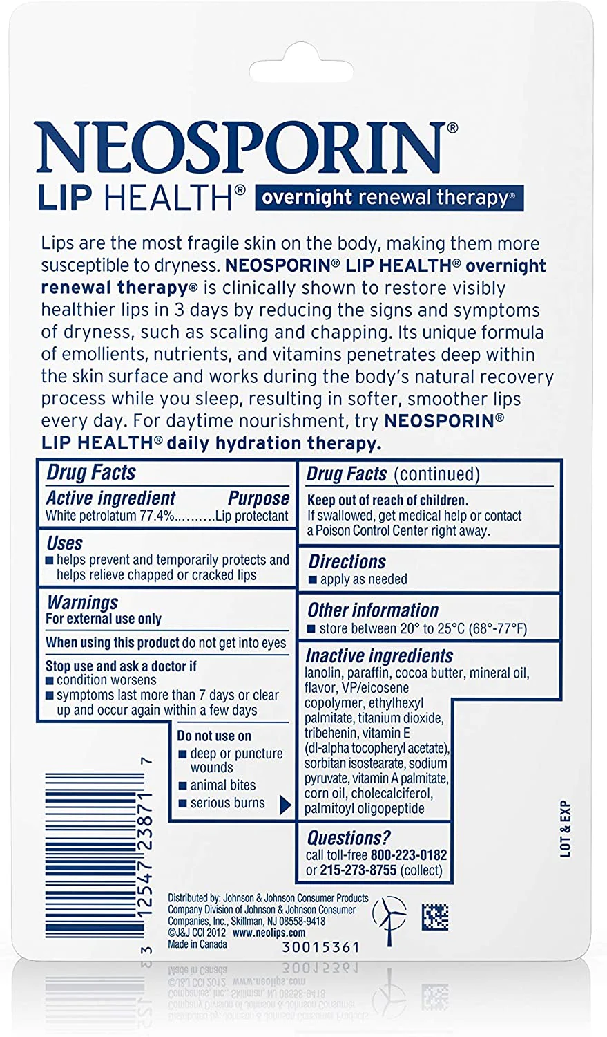 Neosporin Lip Health Overnight - Image 2