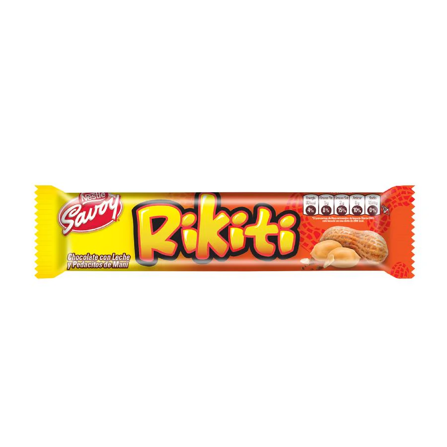 Nestle Savoy Rikiti Con Leche Y Mani 30G