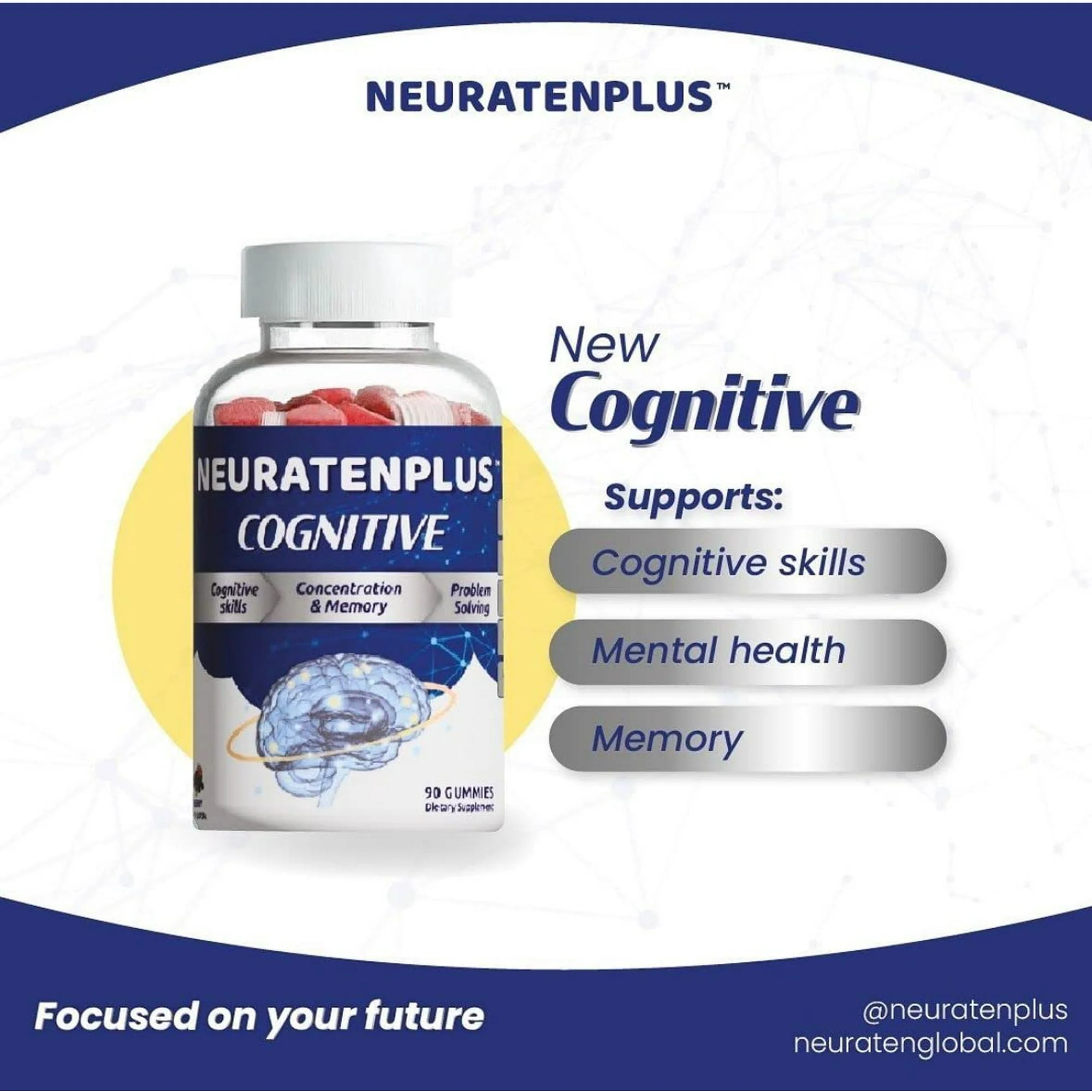 Neuratenplus Cognitive Gummies 90ct - Image 2