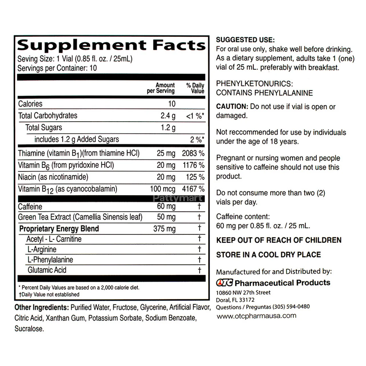 Neurobion Multivitamin + Energy Vials 10ct - Image 2