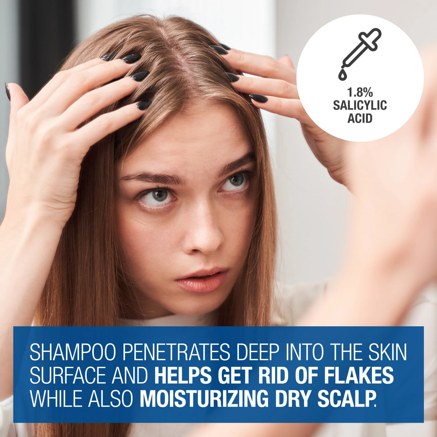 Neutrogena Scalp Therapy Anti-Dandruff Shampoo Daily Control 12 oz - Image 3