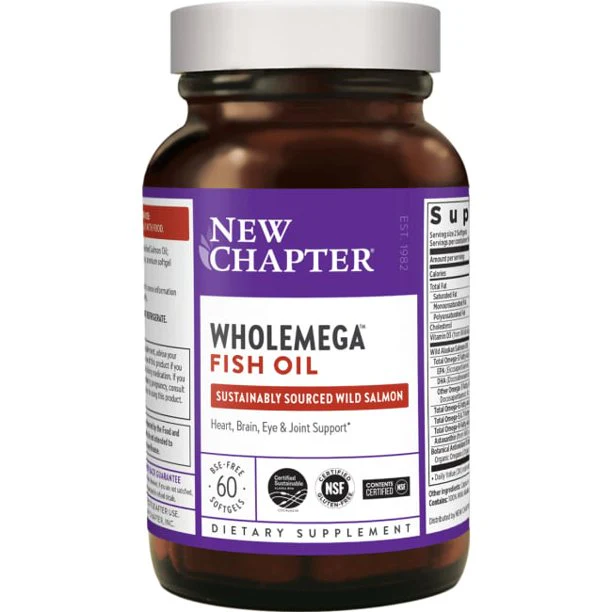 New Chapter Wholemega 1000 mg 60 Softgels