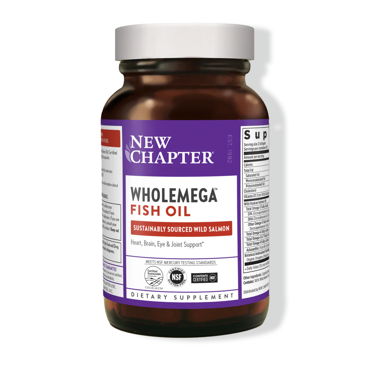 New Chapter Wholemega 1000 mg 30 Softgels