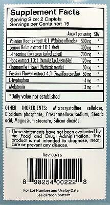 New Pharma Serenitas Natural Sleep Aid Caplets - Image 2