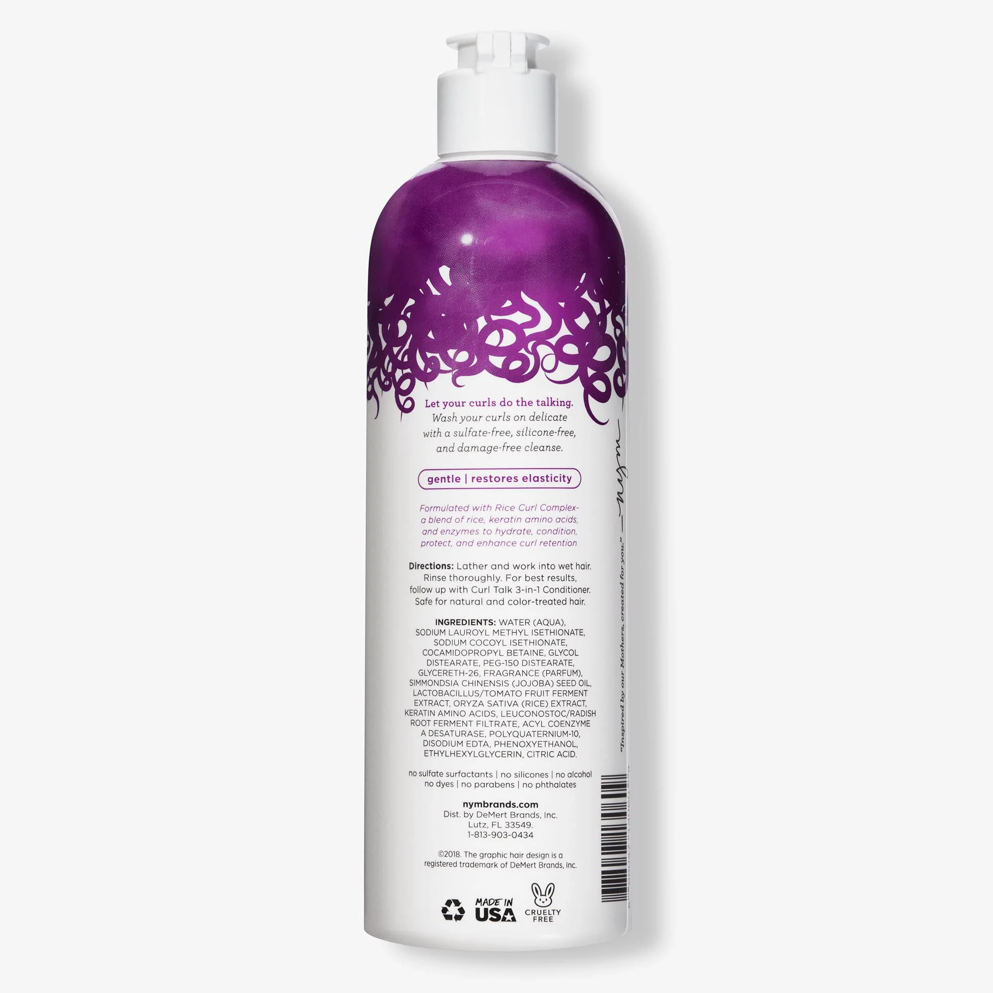 Not Your Mother's Curl Talk Care Shampoo 12oz - Image 2