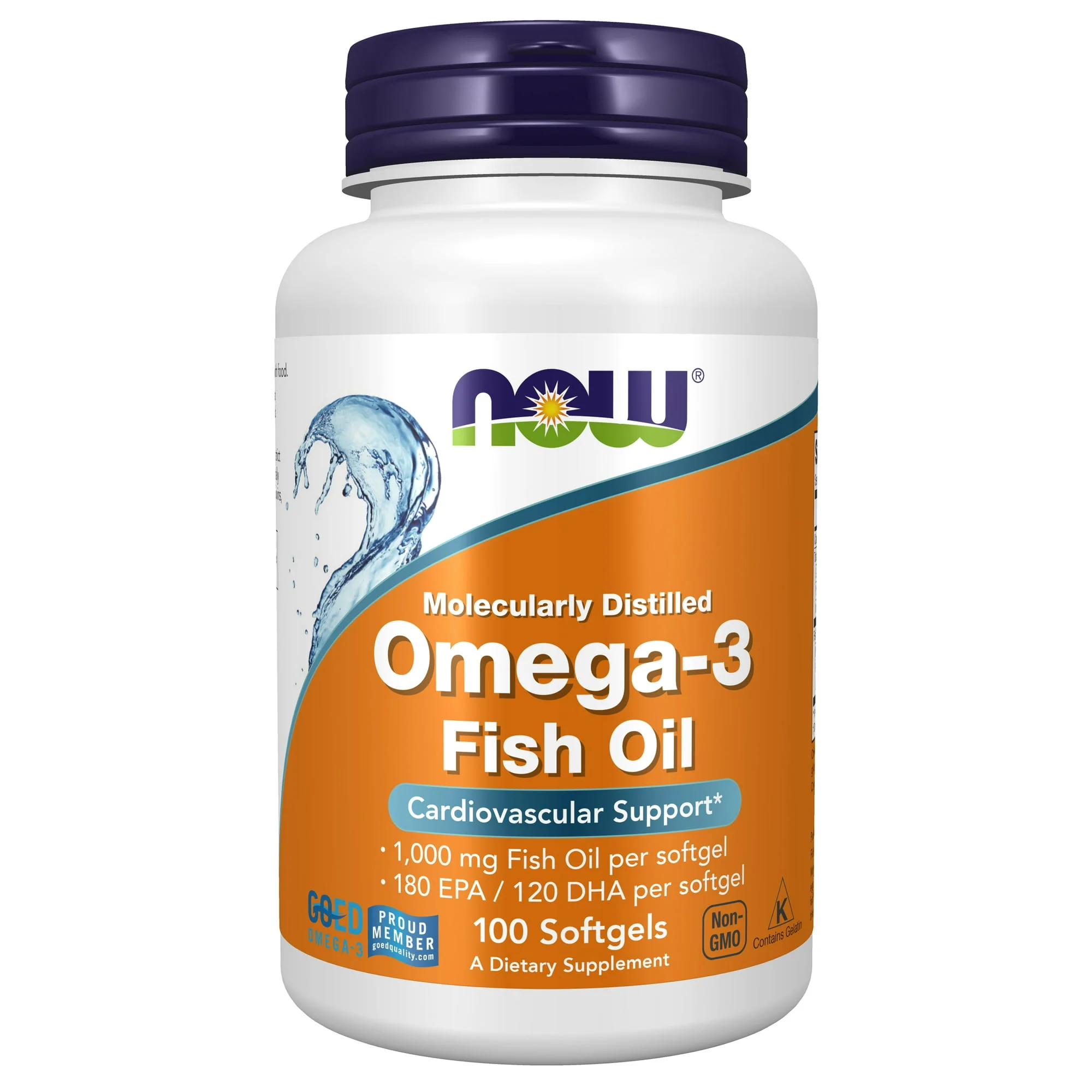 Now Omega-3 1000mg 100 Softgels