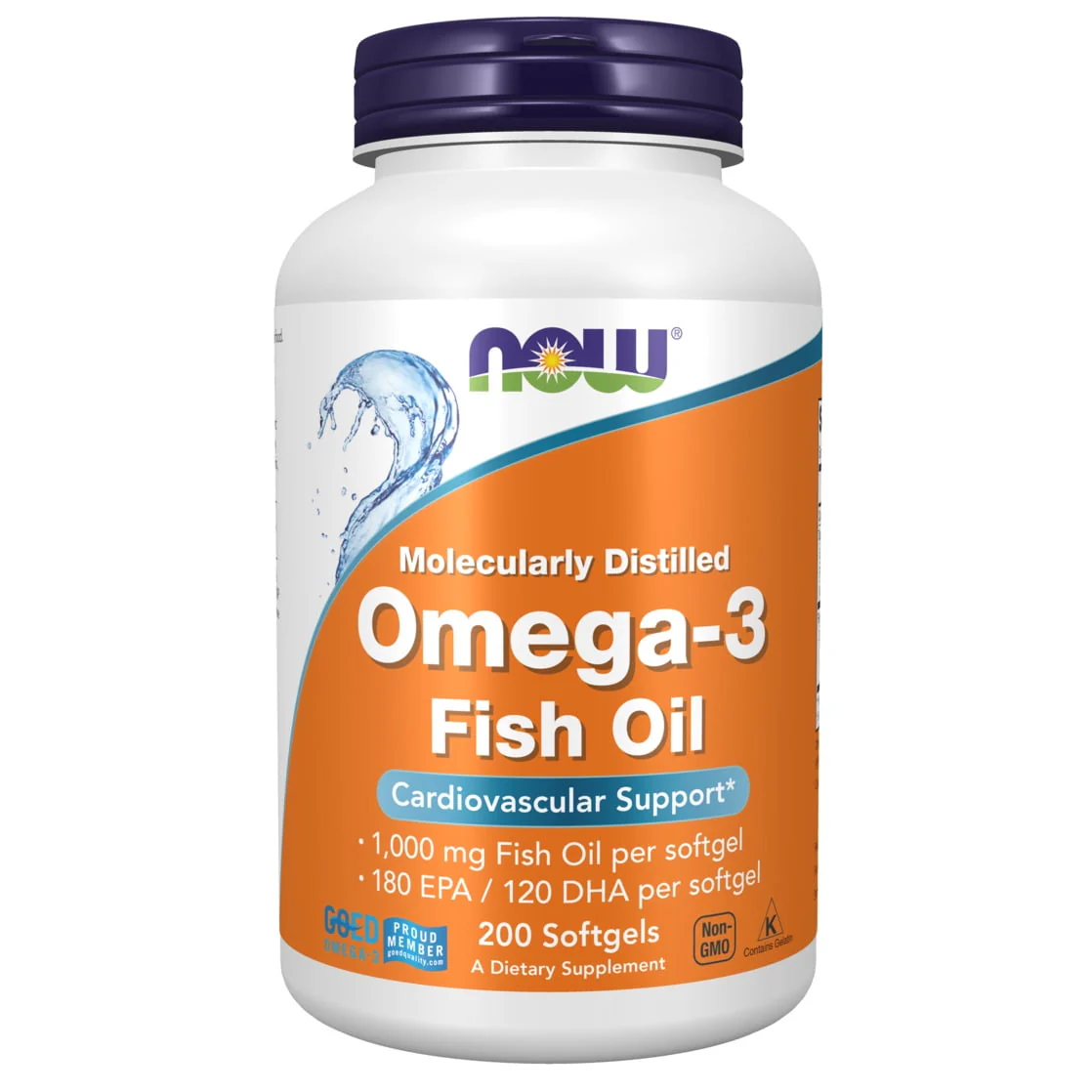Now Omega-3 1000mg 100 Softgels - Image 2