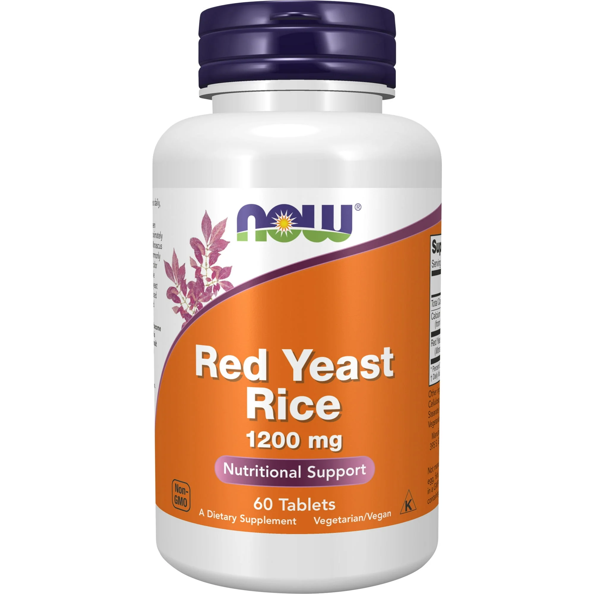 Now Red Yeast Rice Extract 1200mg 120 Tablets