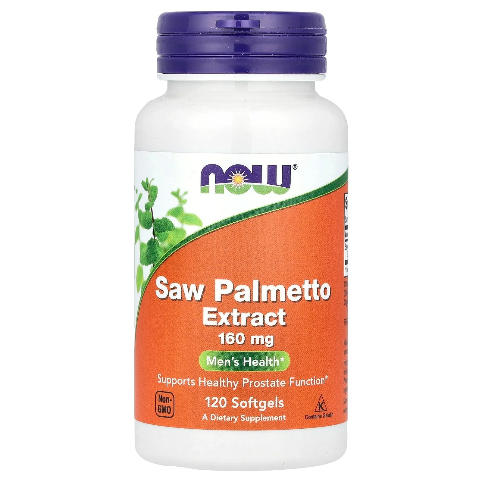 Now Saw Palmetto 160mg 120 Softgels