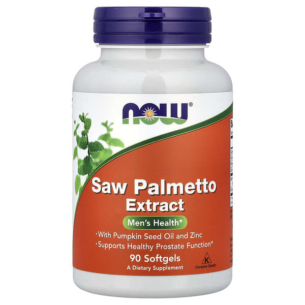 Now Saw Palmetto 160mg 120 Softgels - Image 2