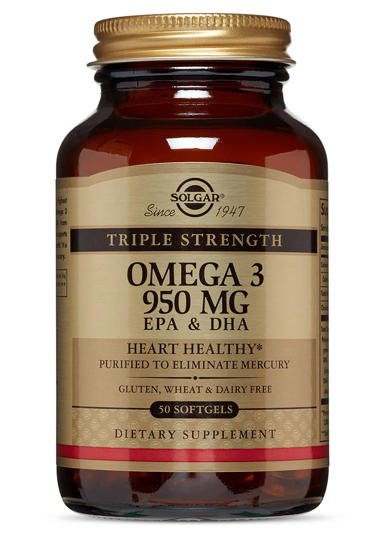 Solgar Triple Strength Omega-3 950 mg Softgels