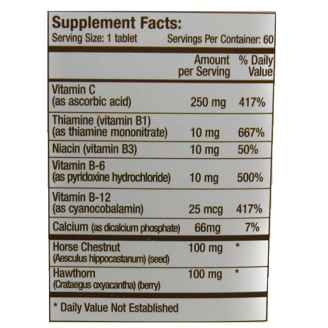 Np Venaton Diet Support Leg Health Tablets 60ct - Image 2