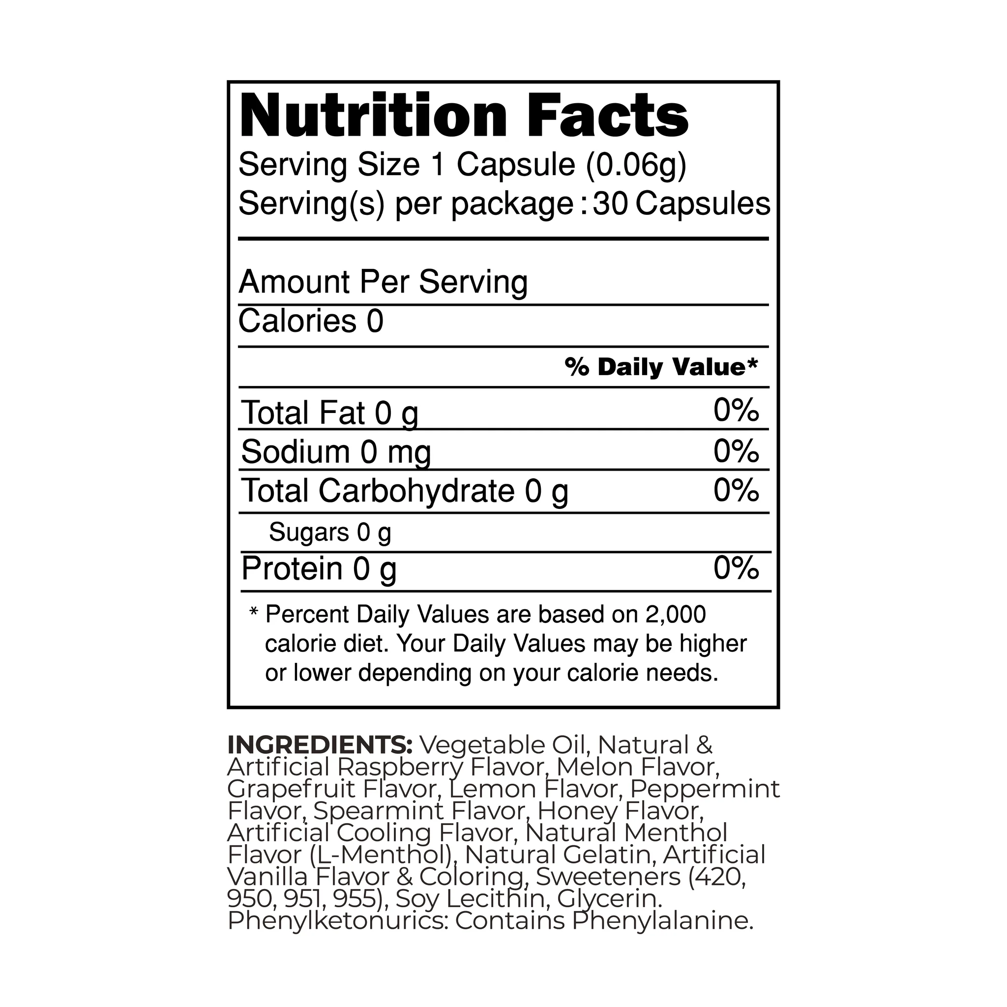 Nude The Breath & Gut Mint Flavor Fusion Capsules 30ct - Image 2