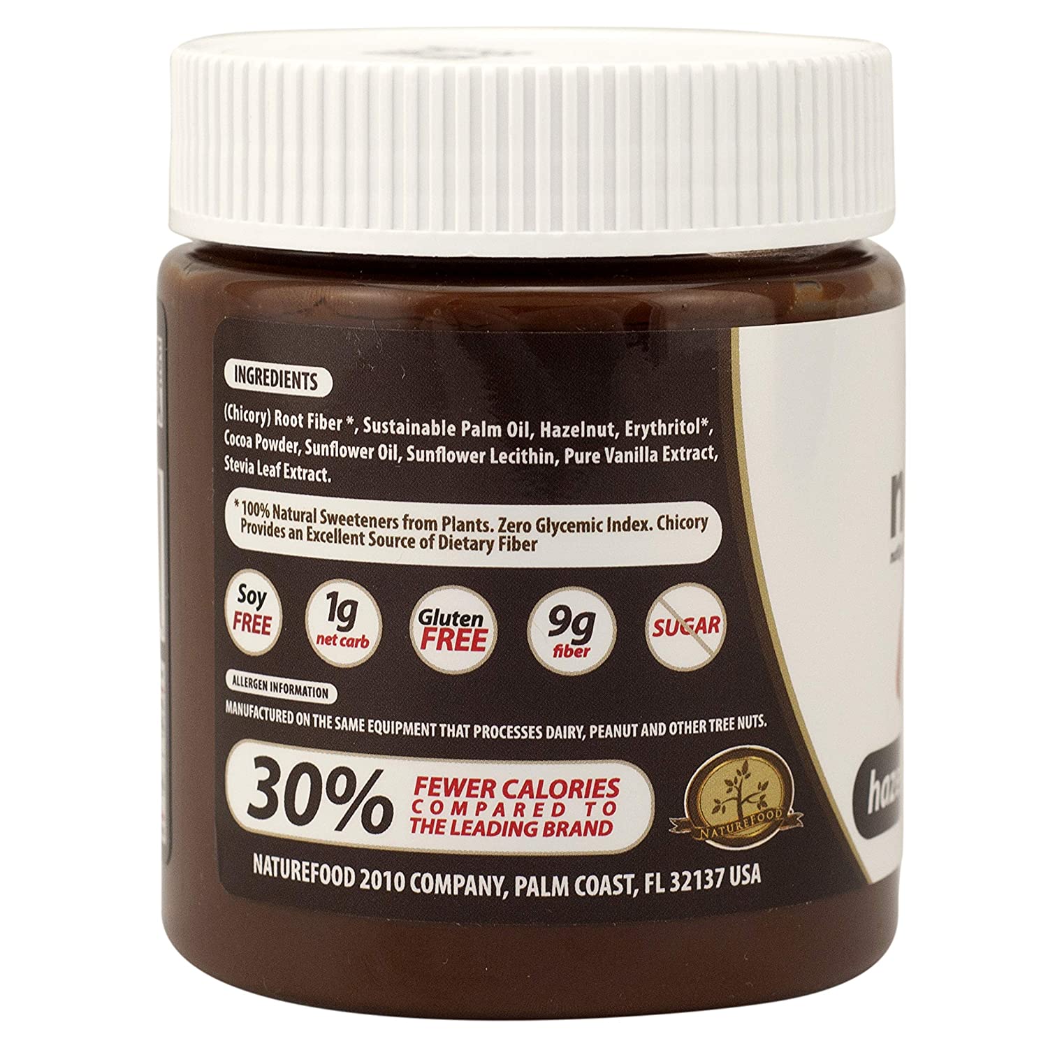 Nutilight Sugar-Free Keto-friendly Hazelnut Spread and Dark Chocolate 11 Ounces - Image 3