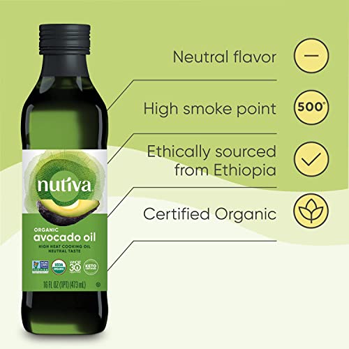 Nutiva, Organic Pure Avocado Oil, 16 Oz - Image 4