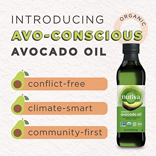 Nutiva, Organic Pure Avocado Oil, 16 Oz - Image 5