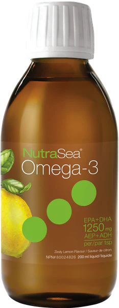 NutraSea Kids Liquid Omega 3 Vitamin D Lemon